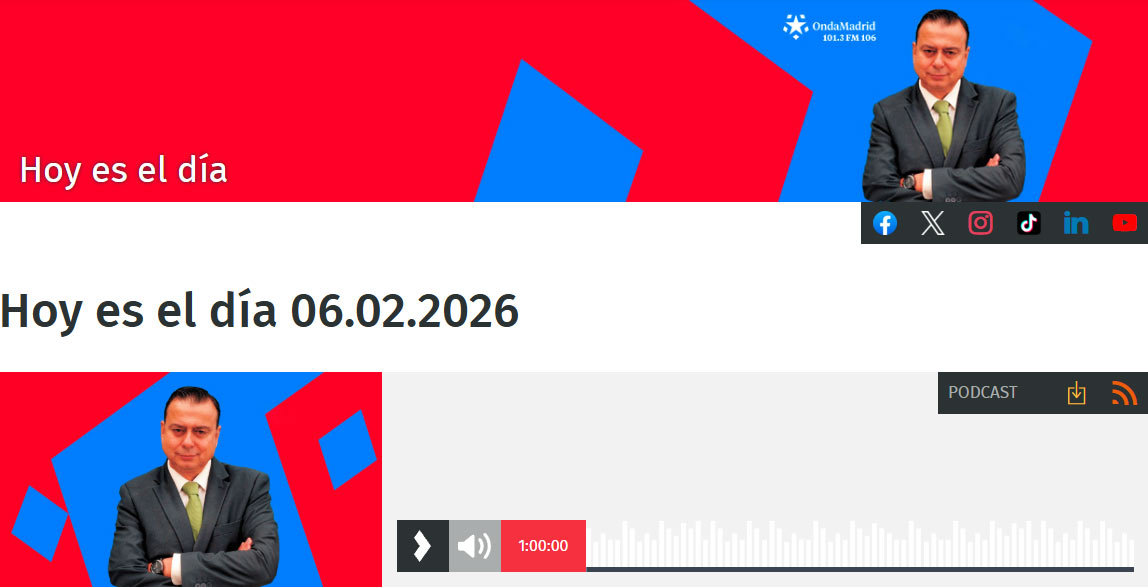 cabecera noticia telemadrid hoy es el día podcast